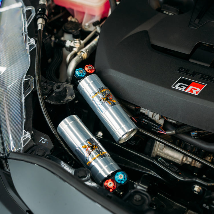 ThunderLane coilover fitted to a Toyota race car